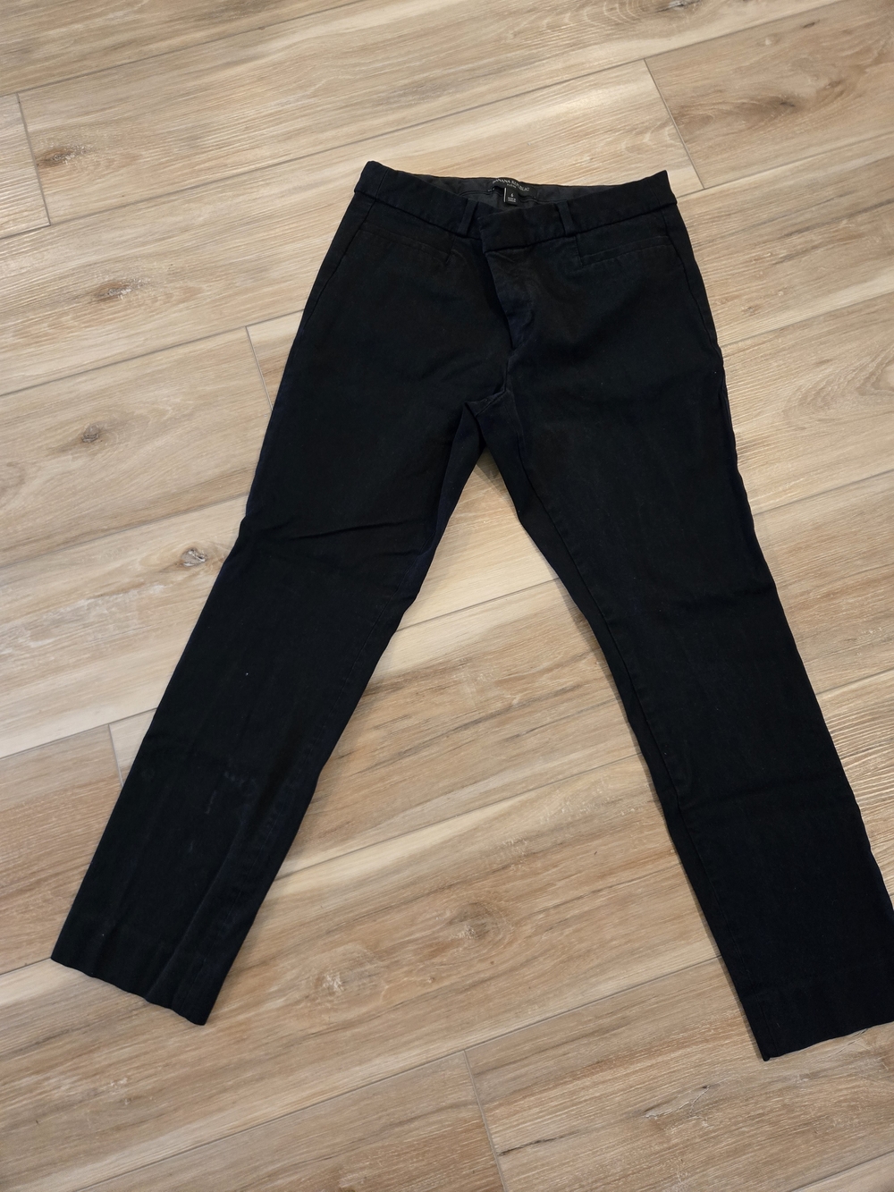 Banana Republic Sloan Women's Black Straight Ankle Pants Size 6